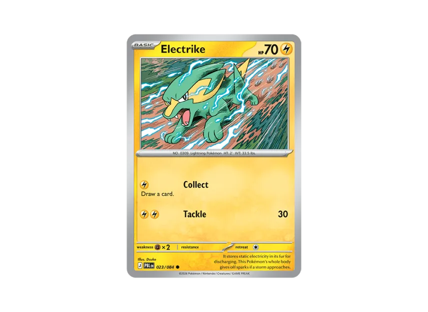 Electrike C [PBL 023/084] [EN] (Mega Evolution "Pitch Black Booster Display Box")