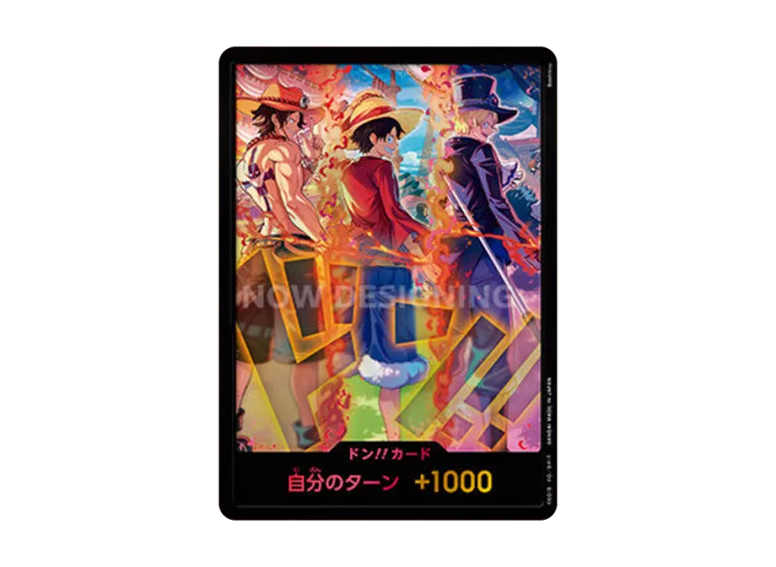DON!! Card (Ace & Sabo & Luffy) :Opened(ANNIVERSARY SET "English Version 3rd Anniversary Set") [EN]