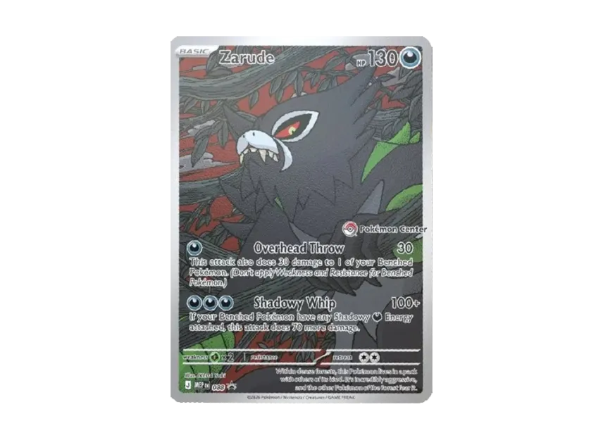 Zarude PROMO [MEP 088] [EN] (Mega Evolution "Pitch Black Pokémon Center Elite Trainer Box")