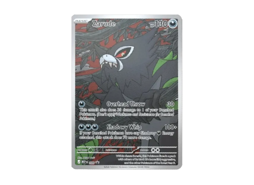 Zarude PROMO [MEP 088] [EN] (Mega Evolution "Pitch Black Elite Trainer Box")