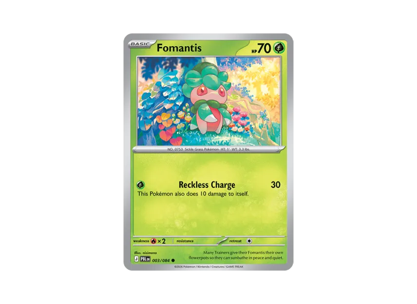 Fomantis C [PBL 003/084] [EN] (Mega Evolution "Pitch Black Booster Display Box")
