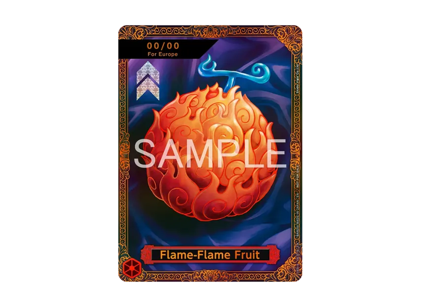 Flame-Flame Fruit (For Europa) :Serial Numbered :Champion's Prize :Opened [EN](Promotional Card "Flame-Flame Fruit Coliseum Europe") [EN]