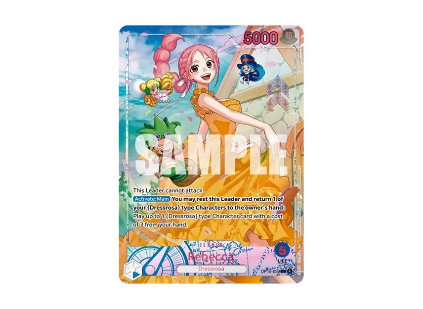 Rebecca L : Opened : Top 8 [OP15-039] [EN] (Promotional Card "Flame-Flame Fruit Coliseum Europe")