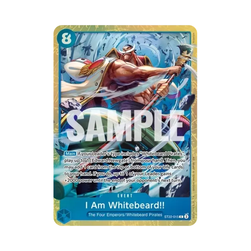 I Am Whitebeard!! C [ST22-015] [EN] (Premium Card Collection "6 assort vol.2")
