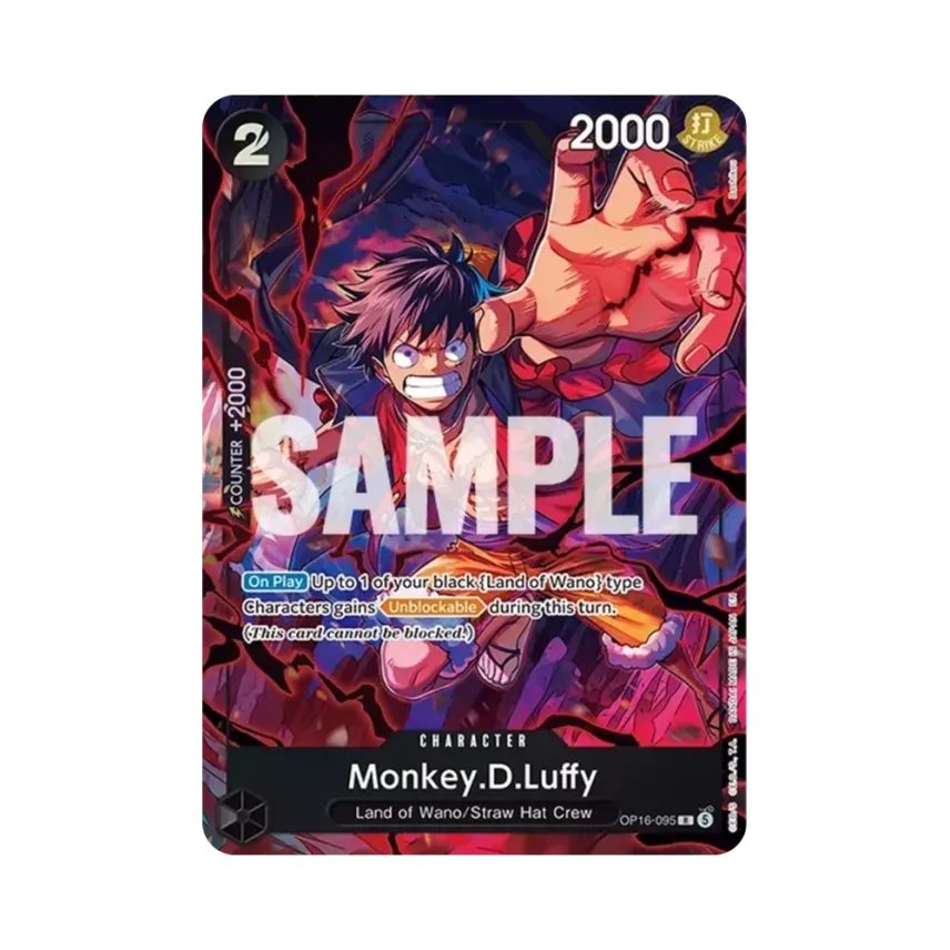 Monkey.D.Luffy R [OP16-095] [EN] (Premium Card Collection "6 assort vol.2")