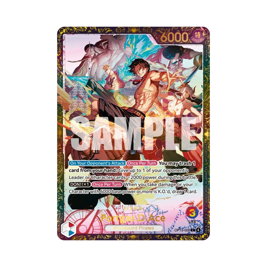 Portgas.D.Ace L : Opened : TOP 64 [OP13-002] [EN] (Promotional Card "Large Scale Extra Grand Battle 2026")