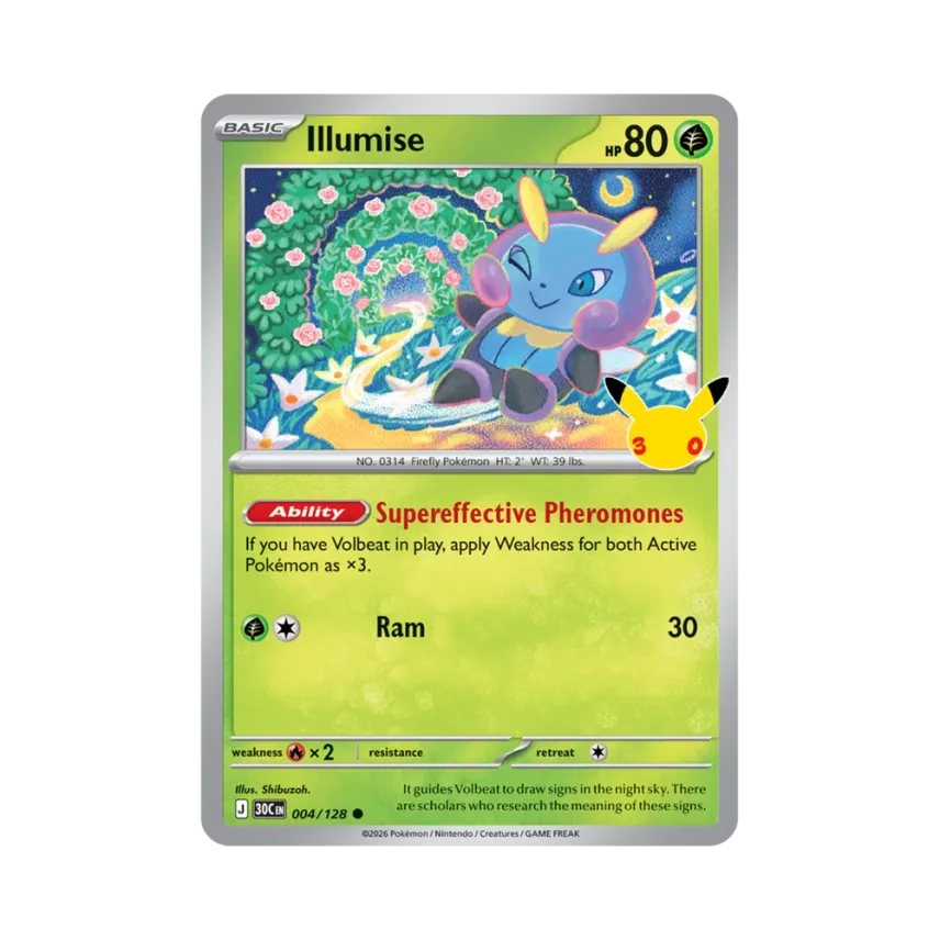 Illumise C [30C 004/128] [EN] (Elite Trainer Box "30th Celebration")