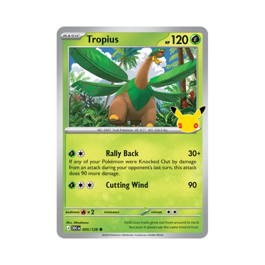 Tropius C [30C 005/128] [EN] (Elite Trainer Box "30th Celebration")