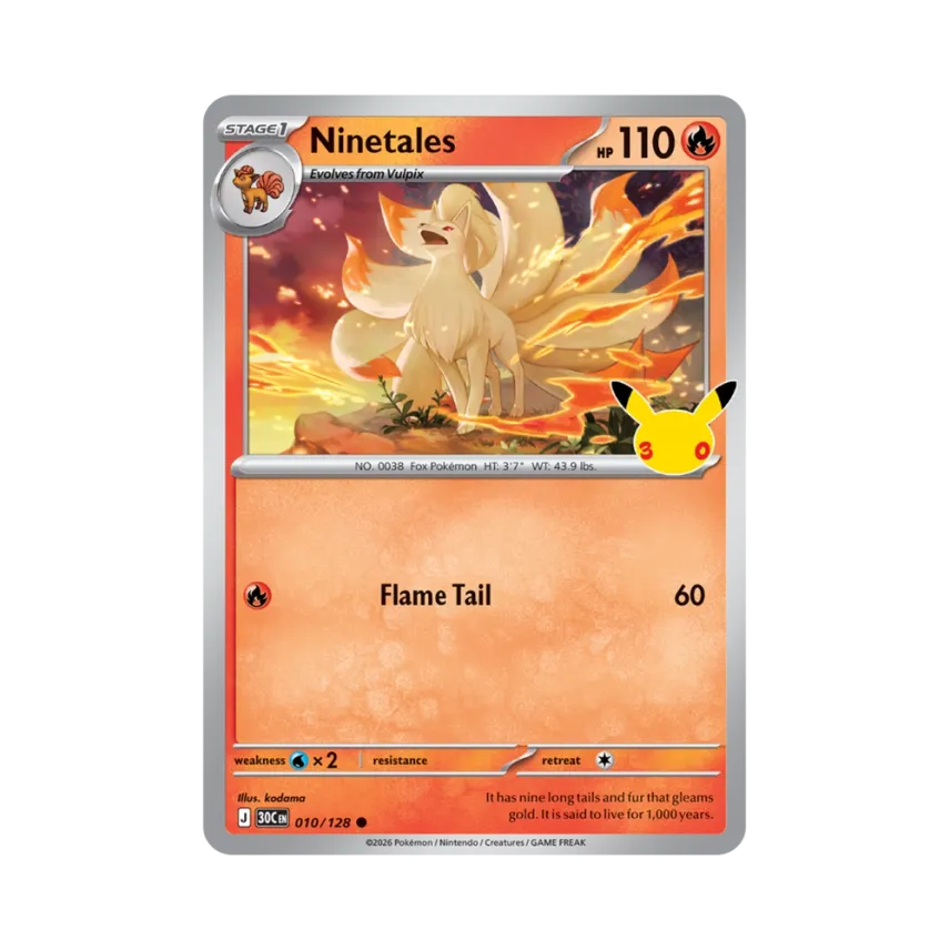 Ninetales C [30C 010/128] [EN] (Elite Trainer Box "30th Celebration")