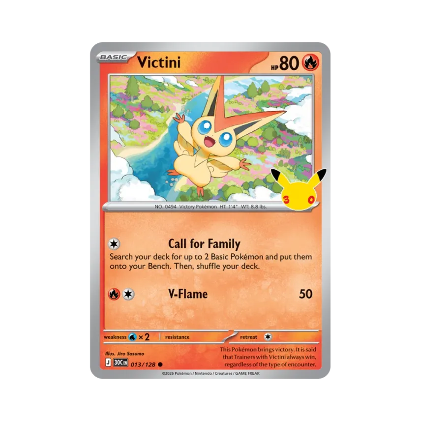 Victini C [30C 013/128] [EN] (Elite Trainer Box "30th Celebration")