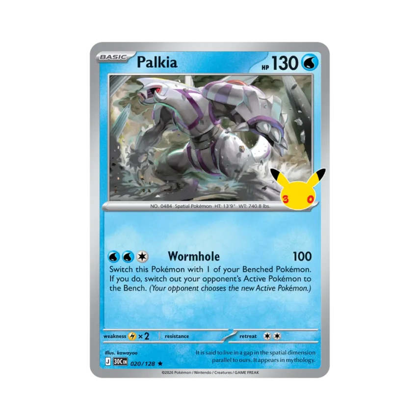 Palkia R [30C 020/128] [EN] (Elite Trainer Box "30th Celebration")