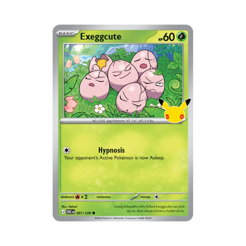 Exeggcute C [30C 001/128] [EN] (Elite Trainer Box "30th Celebration")