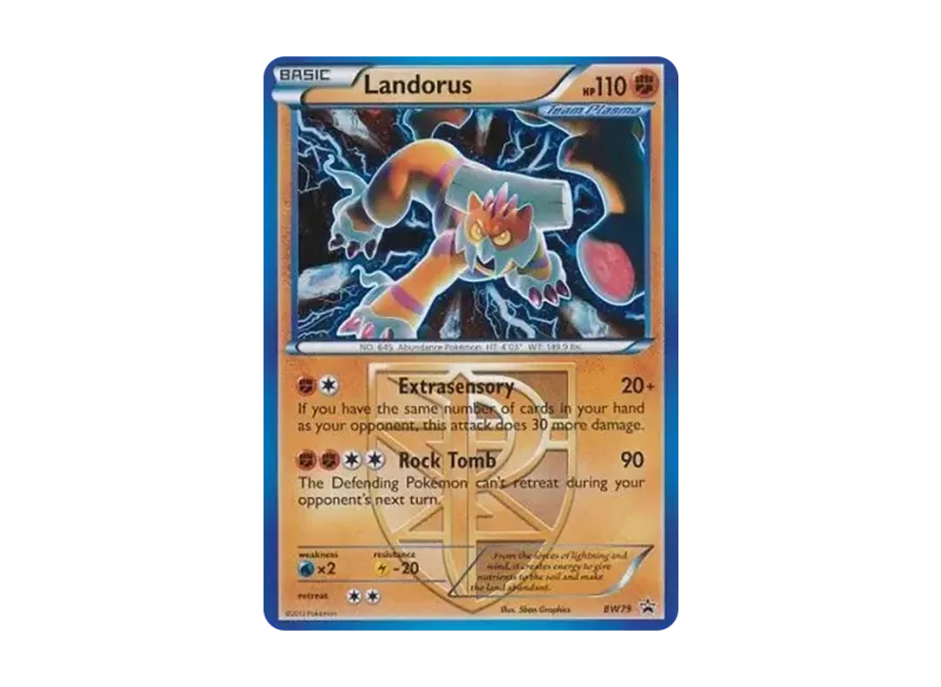 Landorus P [BW79] (Black & White "Promotional Card")