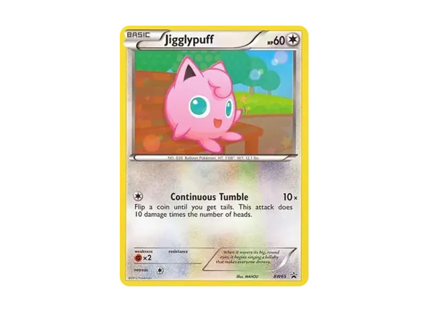Jigglypuff P [BW65] (Black & White "Promotional Card")