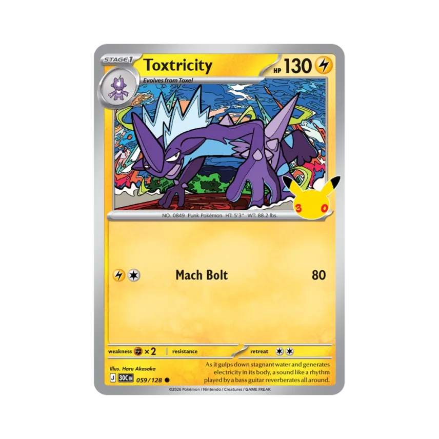 Toxtricity C [30C 059/128] [EN] (Elite Trainer Box "30th Celebration")