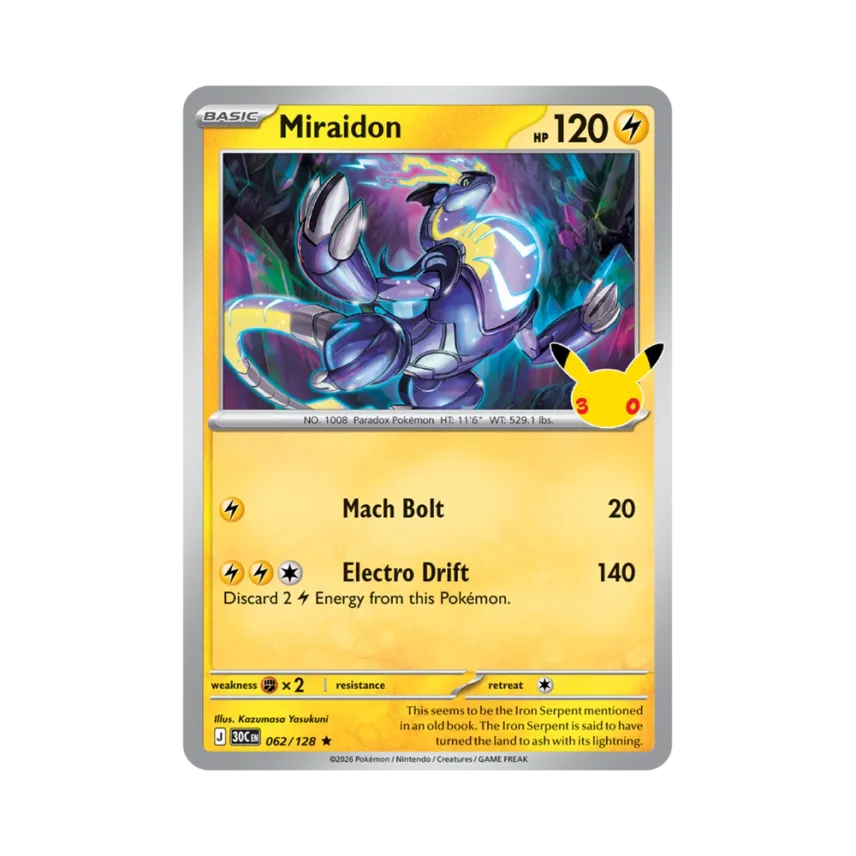 Miraidon R [30C 062/128] [EN] (Elite Trainer Box "30th Celebration")