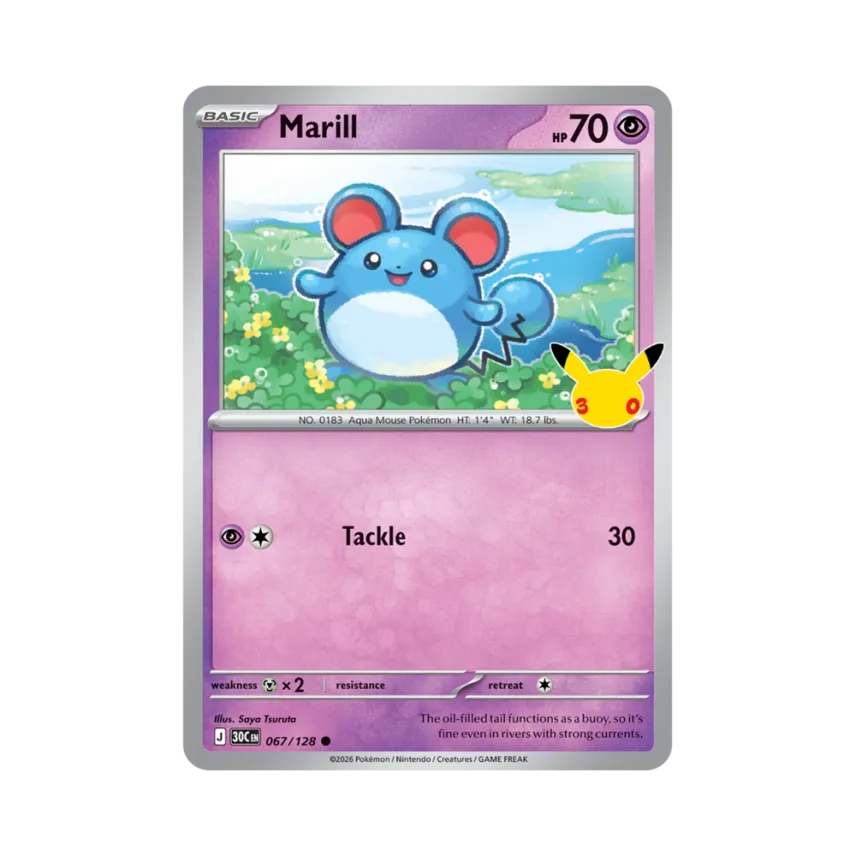 Marill C [30C 067/128] [EN] (Elite Trainer Box "30th Celebration")