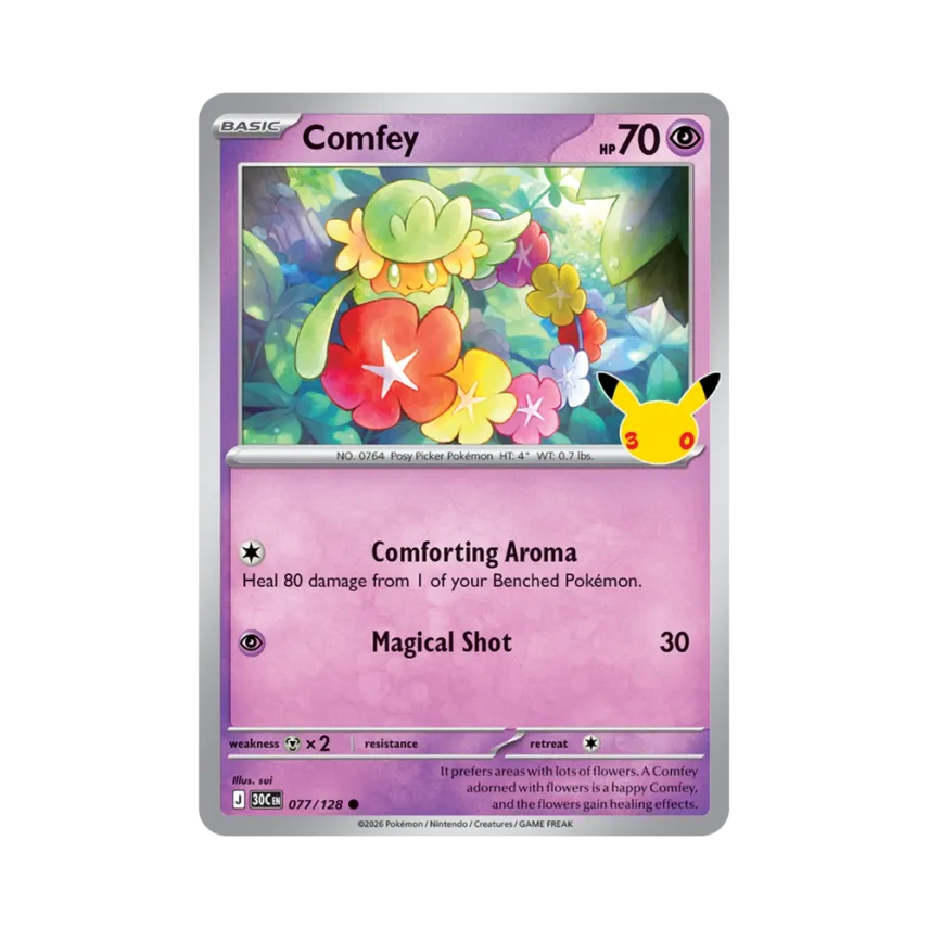 Comfey C [30C 077/128] [EN] (Elite Trainer Box "30th Celebration")