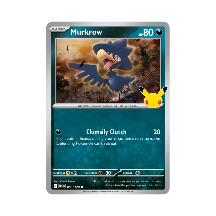 Murkrow C [30C 093/128] [EN] (Elite Trainer Box "30th Celebration")