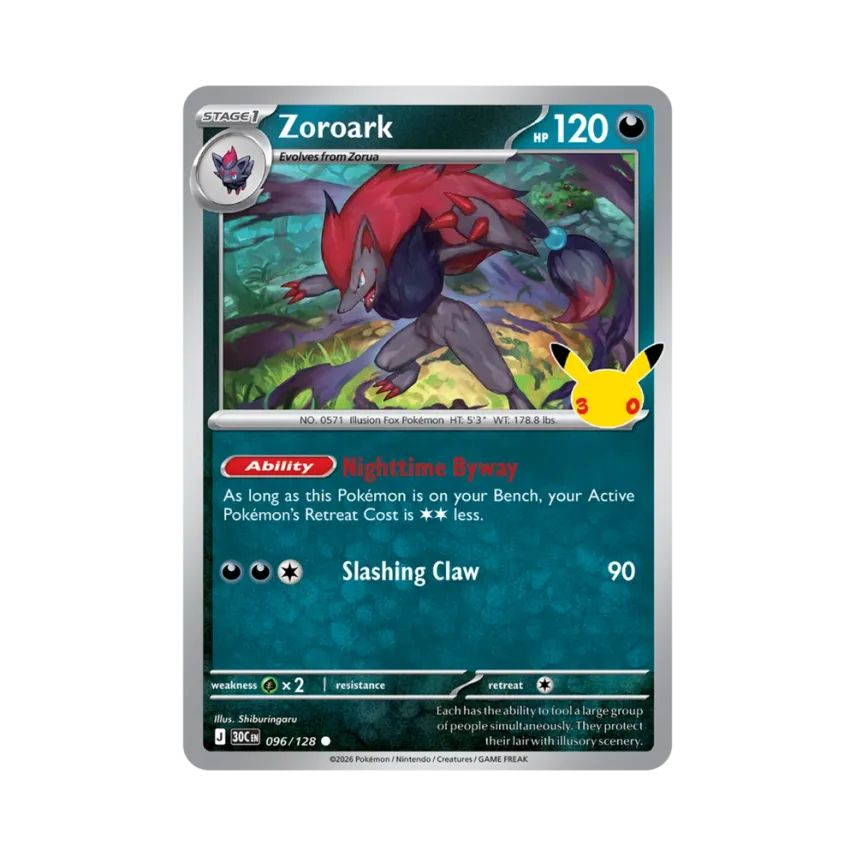 Zoroark C [30C 096/128] [EN] (Elite Trainer Box "30th Celebration")