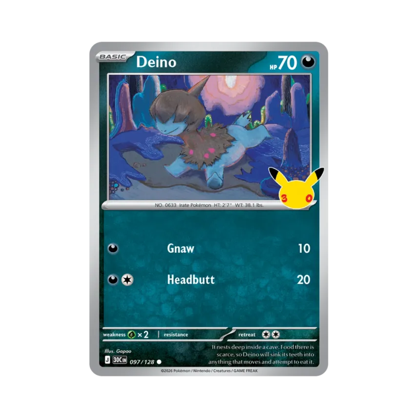 Deino C [30C 097/128] [EN] (Elite Trainer Box "30th Celebration")