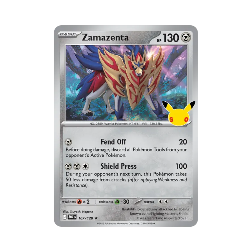 Zamazenta R [30C 107/128] [EN] (Elite Trainer Box "30th Celebration")