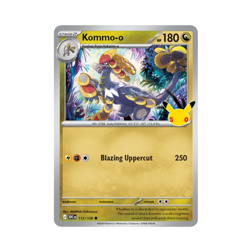 Kommo-o C [30C 112/128] [EN] (Elite Trainer Box "30th Celebration")