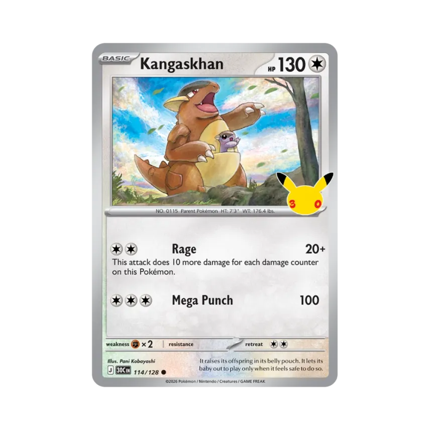 Kangaskhan C [30C 114/128] [EN] (Elite Trainer Box "30th Celebration")