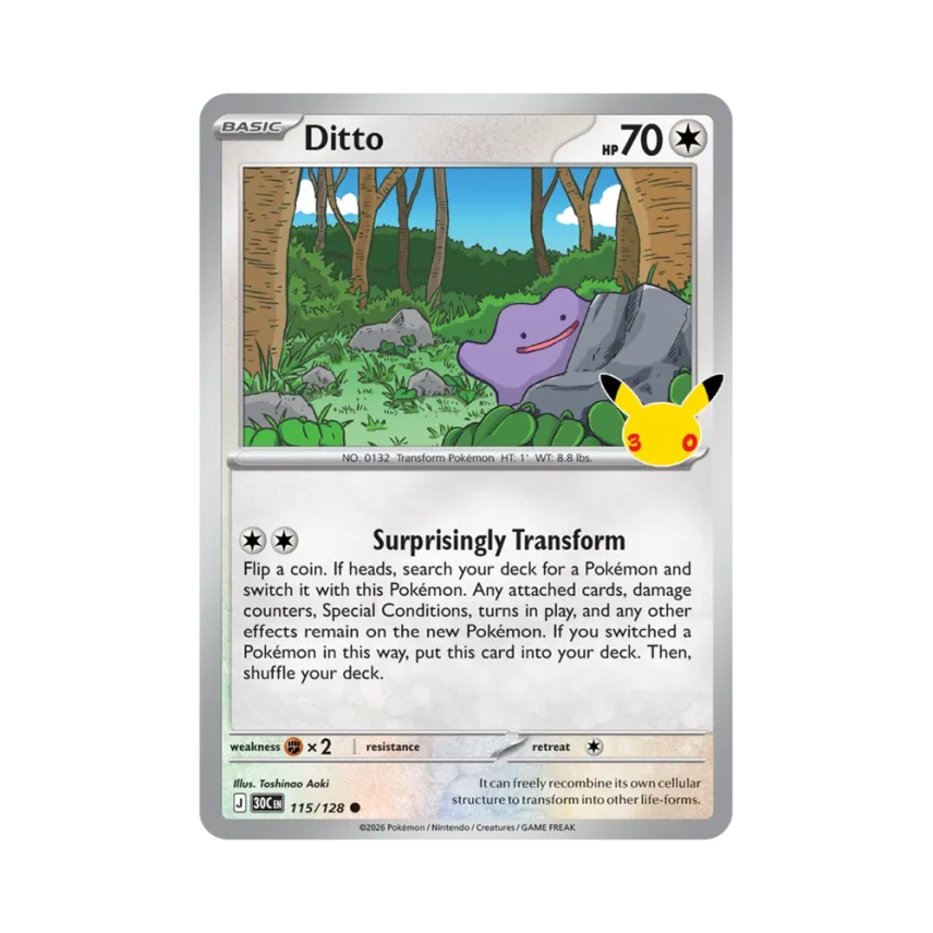 Ditto C [30C 115/128] [EN] (Elite Trainer Box "30th Celebration")