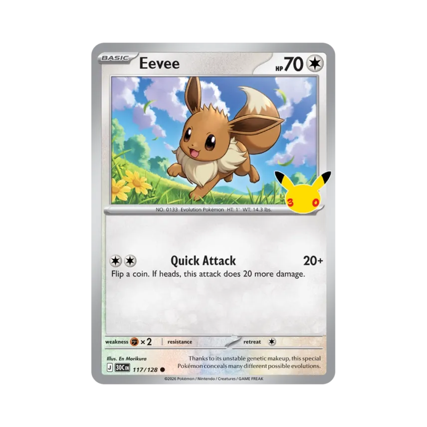 Eevee C [30C 117/128] [EN] (Elite Trainer Box "30th Celebration")