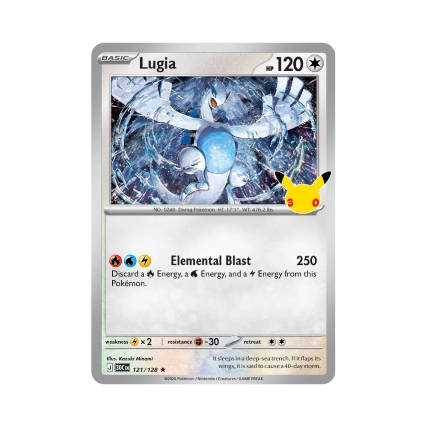 Lugia R [30C 121/128] [EN] (Elite Trainer Box "30th Celebration")