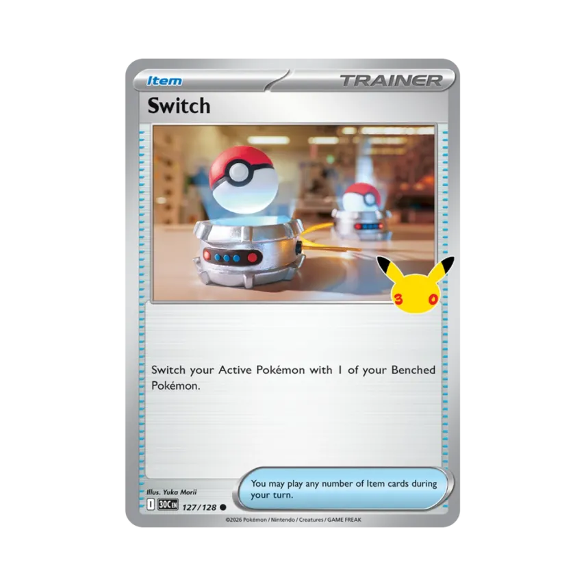 Switch C [30C 127/128] [EN] (Elite Trainer Box "30th Celebration")