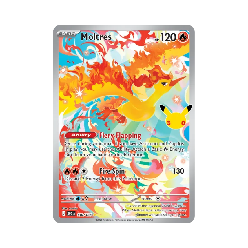 Moltres IR [30C 130/128] [EN] (Elite Trainer Box "30th Celebration")
