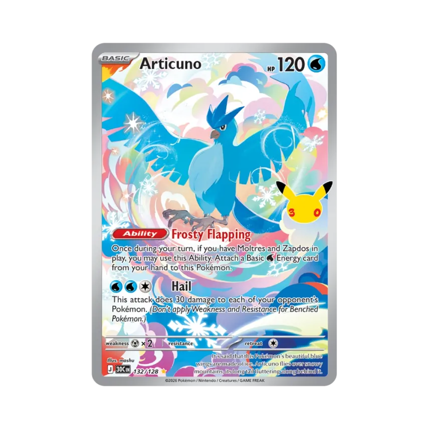 Articuno IR [30C 132/128] [EN] (Elite Trainer Box "30th Celebration")