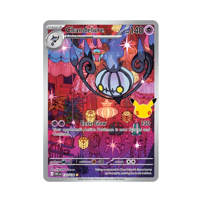 Chandelure IR [30C 137/128] [EN] (Elite Trainer Box "30th Celebration")