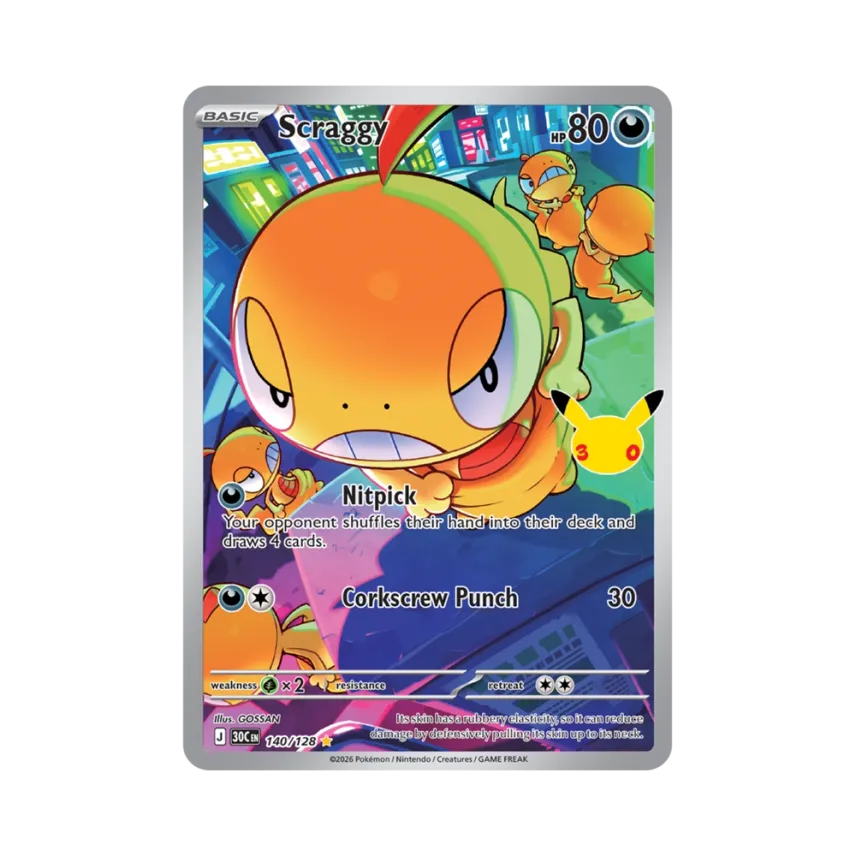 Scraggy IR [30C 140/128] [EN] (Elite Trainer Box "30th Celebration")