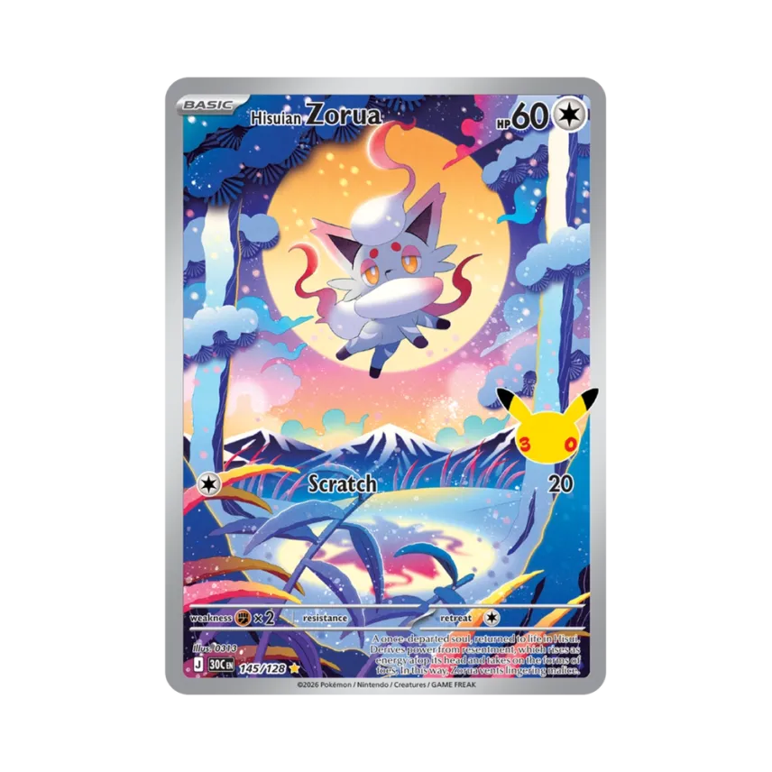 Hisuian Zorua IR [30C 145/128] [EN] (Elite Trainer Box "30th Celebration")