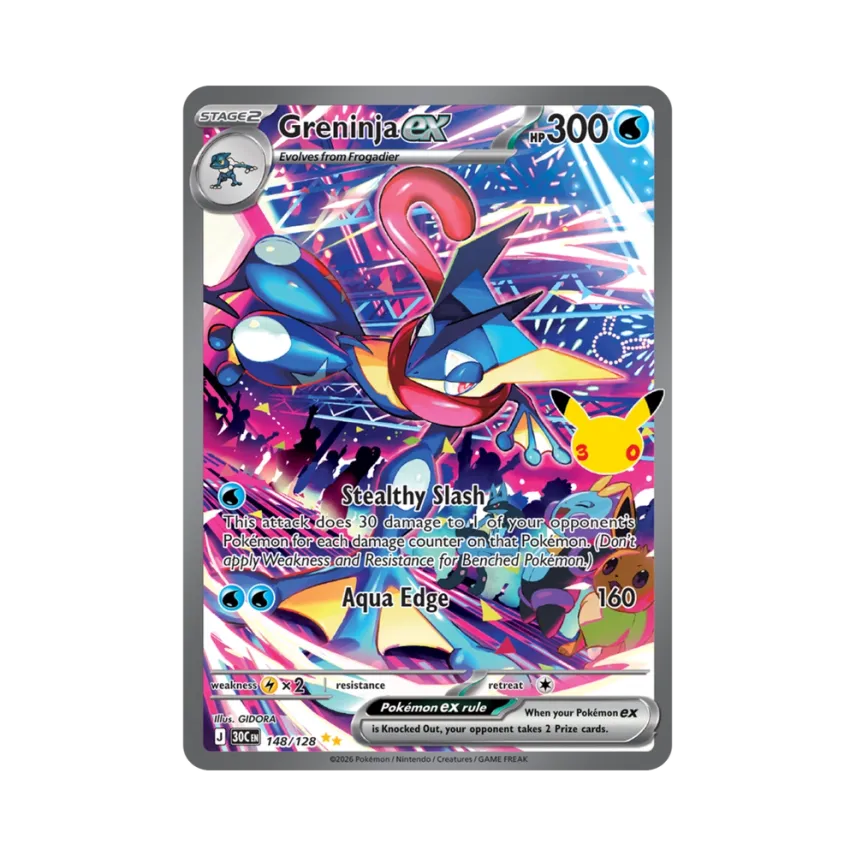 Greninja ex SIR [30C 148/128] [EN] (Elite Trainer Box "30th Celebration")