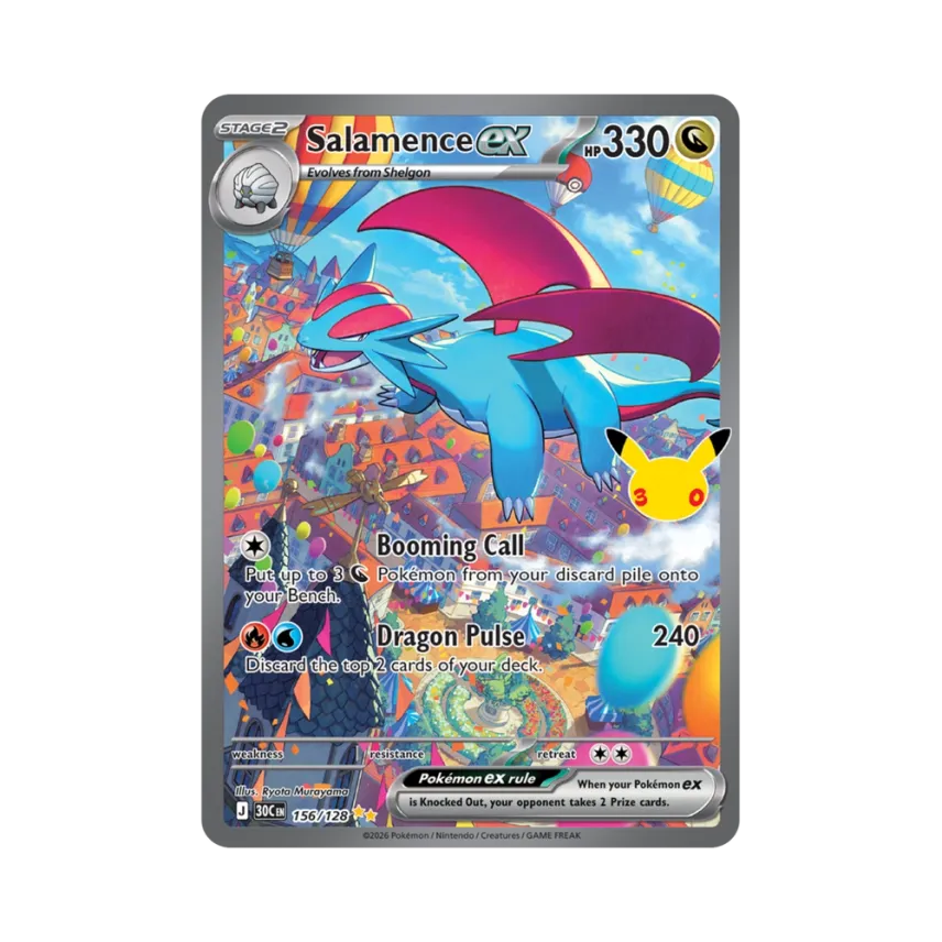 Salamence ex SIR [30C 156/128] [EN] (Elite Trainer Box "30th Celebration")