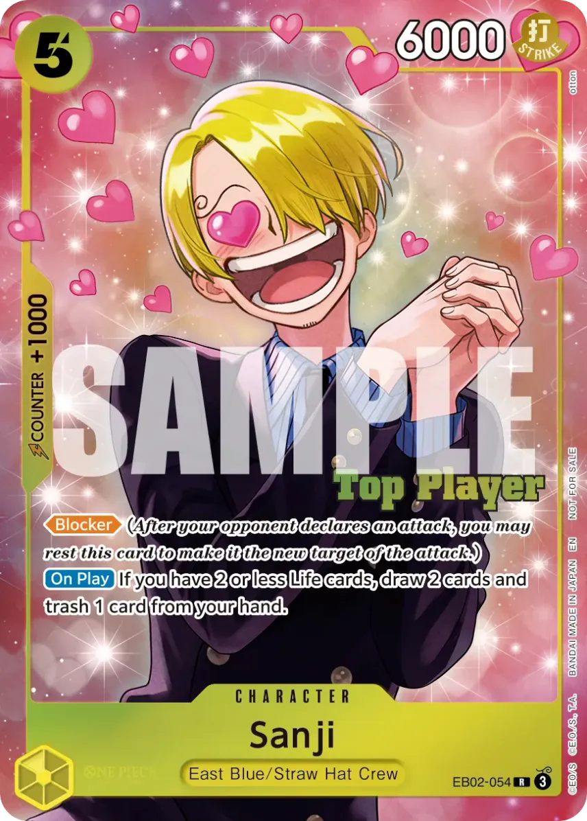 Sanji R [EB02-054] [EN] (Promotional Card "CS 26-27 Top Player Pack Vol.1")