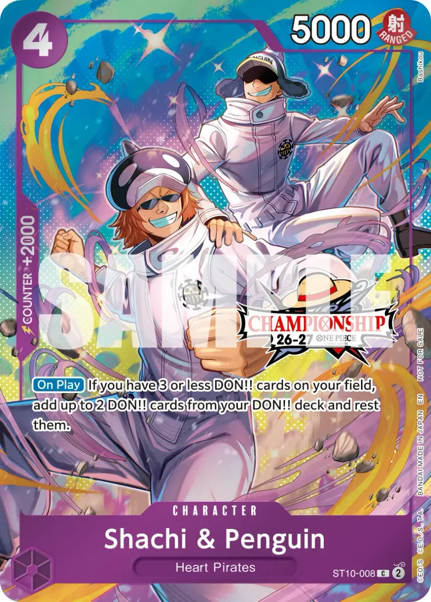 Shachi & Penguin C [ST10-008] [EN] (Promotional Card "CS 26-27 Celebration Pack")