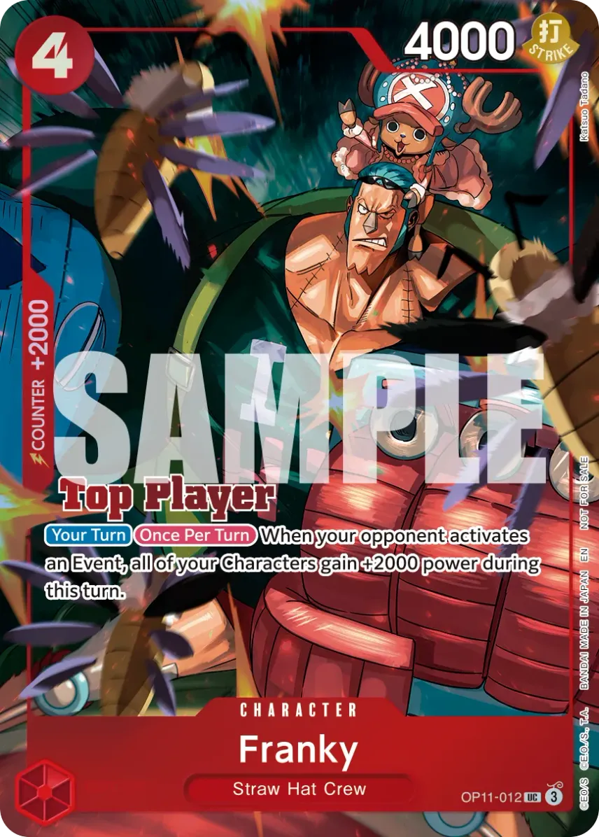 Franky UC [OP11-012] [EN] (Promotional Card "CS 26-27 Top Player Pack Vol.1")