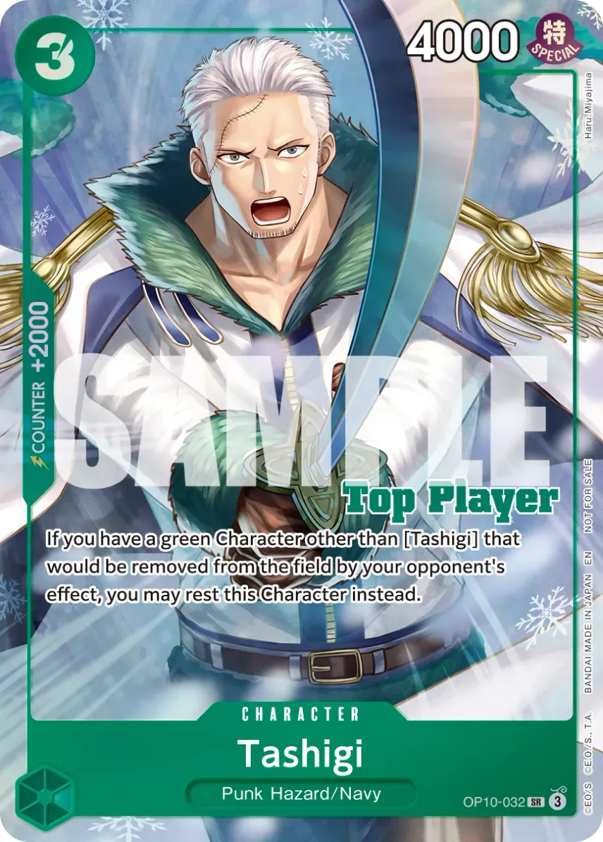 Tashigi SR [OP10-032] [EN] (Promotional Card "CS 26-27 Top Player Pack Vol.1")