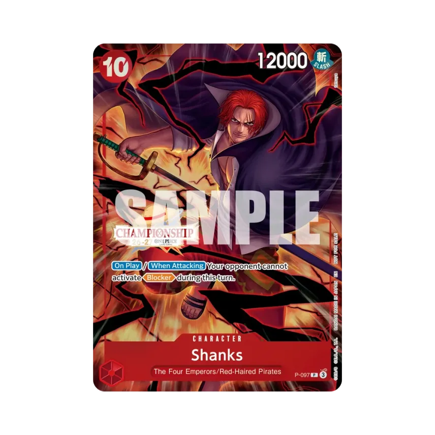 Shanks P [P-097] [EN] (Promotional Card "CS 26-27 Event Pack")