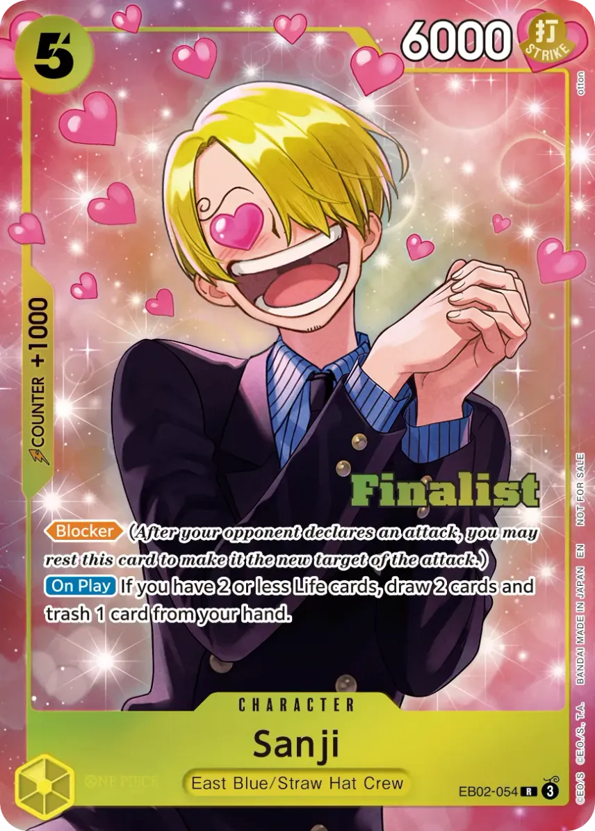 Sanji R [EB02-054] [EN] (Promotional Card "CS 26-27 Finalist Card Set Vol.1")