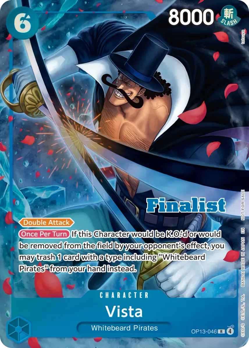 Vista R [OP13-046] [EN] (Promotional Card "CS 26-27 Finalist Card Set Vol.1")
