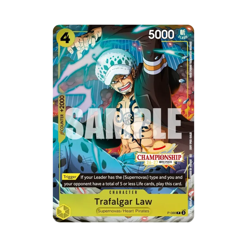 Trafalgar Law P [P-088] [EN] (Promotional Card "CS 26-27 Event Pack")