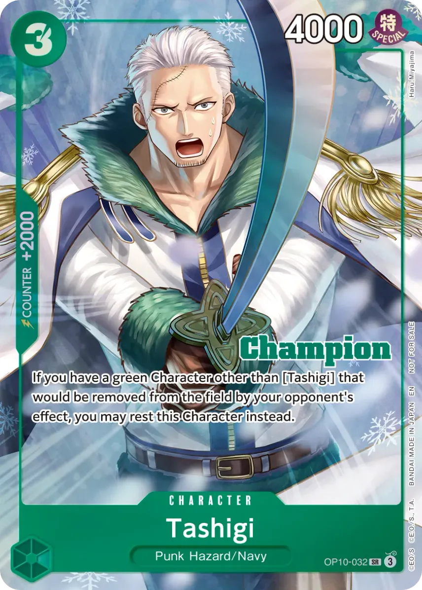 Tashigi SR [OP10-032] [EN] (Promotional Card "CS 26-27 Winner Card Set Vol.1")