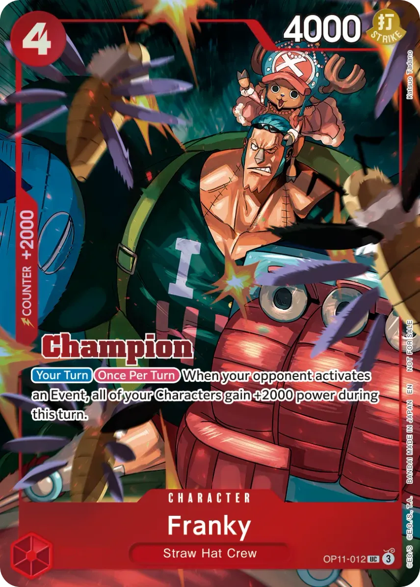 Franky UC [OP11-012] [EN] (Promotional Card "CS 26-27 Winner Card Set Vol.1")