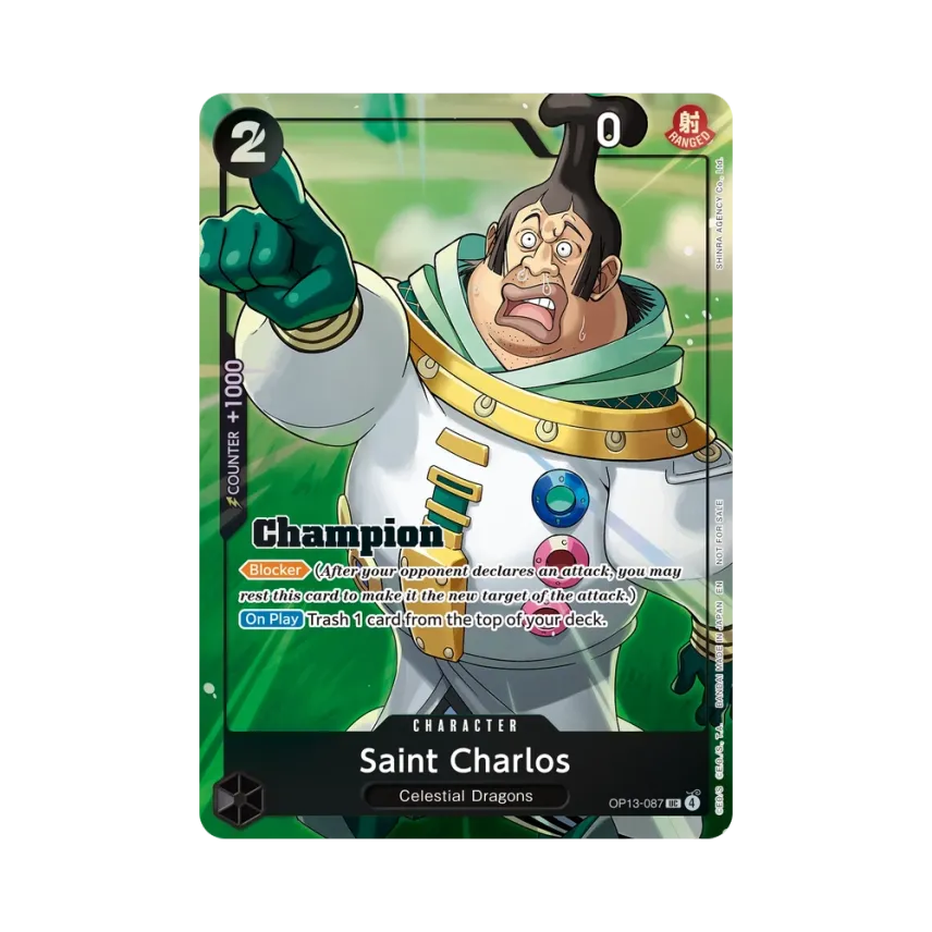 Saint Charlos UC [OP13-087] [EN] (Promotional Card "CS 26-27 Winner Card Set Vol.1")